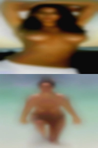 Bow legged swinging nude females.